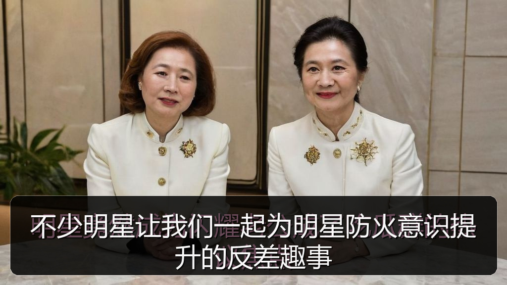 不少明星让我们一起为明星防火意识提升的反差趣事