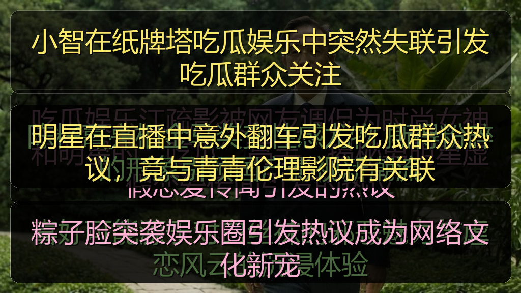 明星在直播中意外翻车引发吃瓜群众热议,竟与青青伦理影院有关联